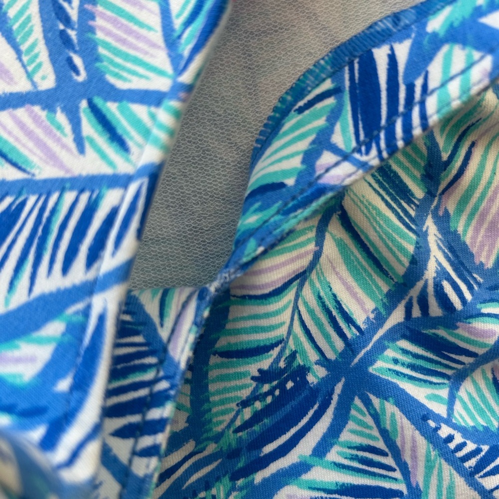 Lilly Pulitzer Harper Shift Dress XXS Bennet Blue Let's Mango French Terry Knit - Picture 11 of 11